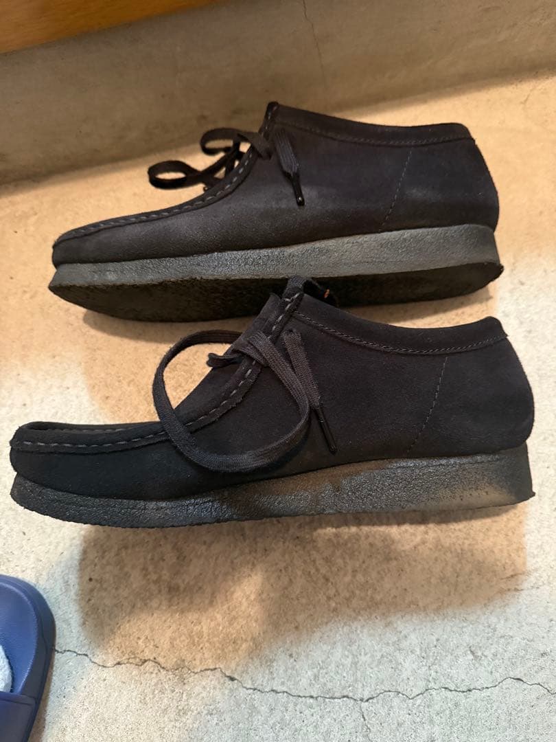 Clarks Wallabee ワラビー 26.5cm 黒 ブラック