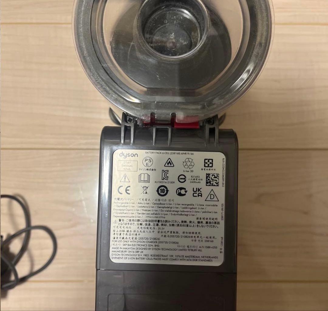 ⑤ すぐ使える！動作品！dysonダイソンコードレスクリーナー純正SV10K