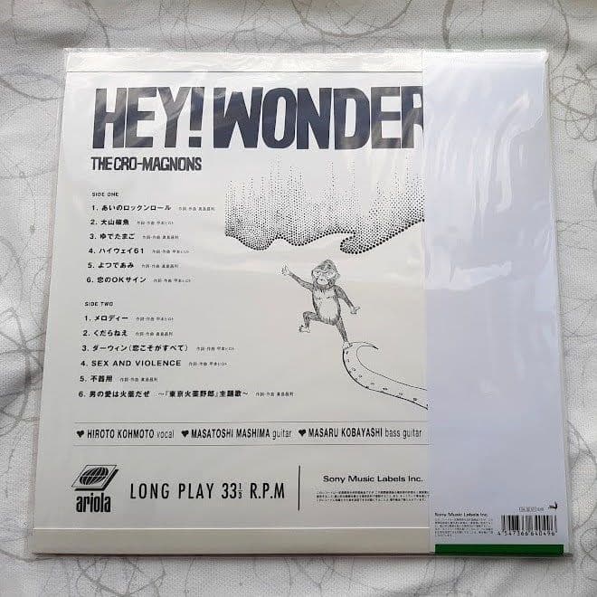 ザ・クロマニヨンズ HEY! WONDER　アナログレコード　未使用新品