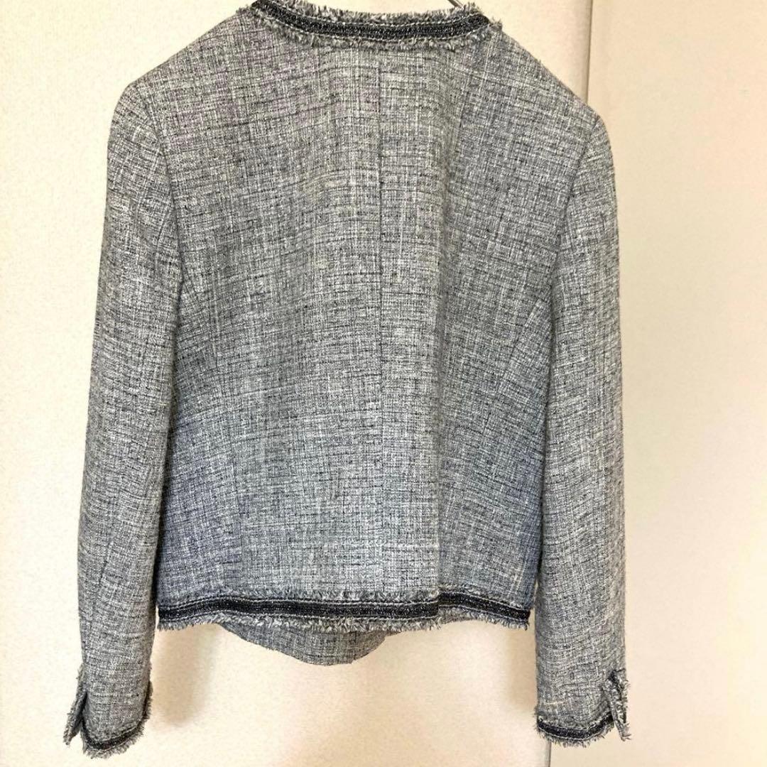 23区 ノーカラージャケット グレー系 size 40