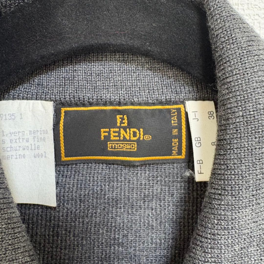 【美品】FENDI フェンディ カーディガン コート サイズS