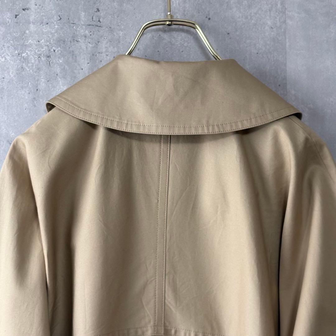 ミズイロインド mizuiro ind ドルマンスリーブトレンチコート ベージュ