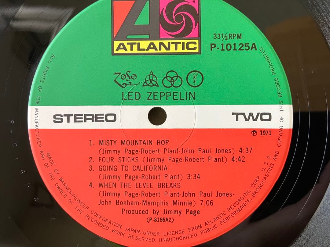 【LP】Led Zeppelin = レッド・ツェッペリンIV-Untitled