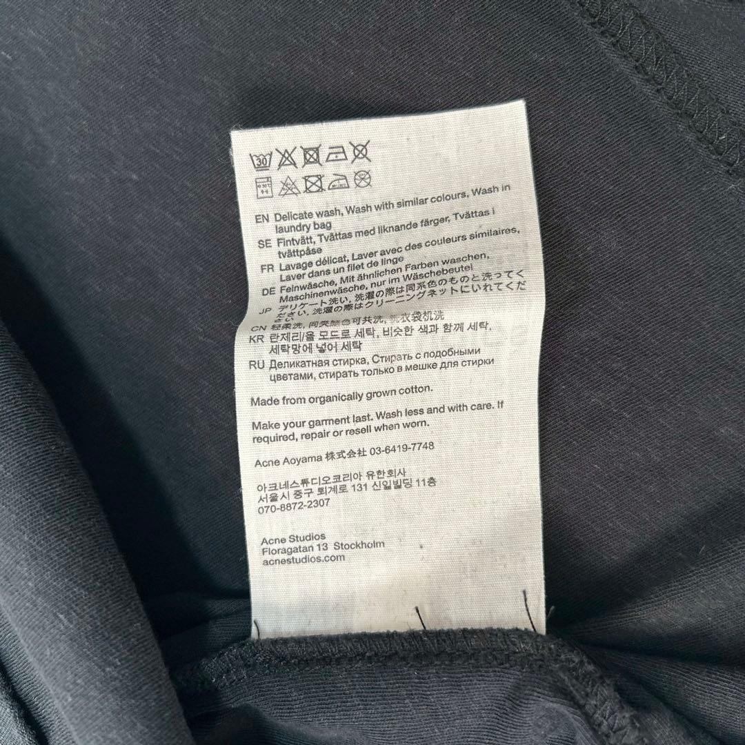 Acne Studios ブラック Tシャツ 1996/S