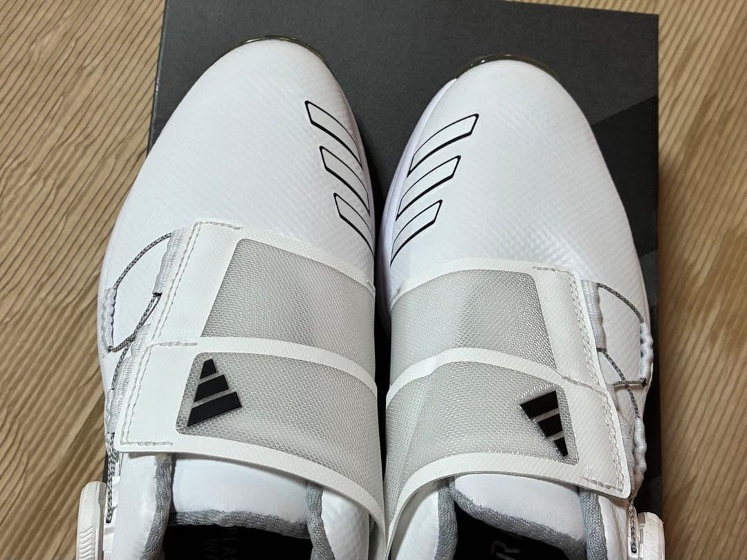 美品 adidas BOA ゴルフシューズ ホワイト 24.0cm