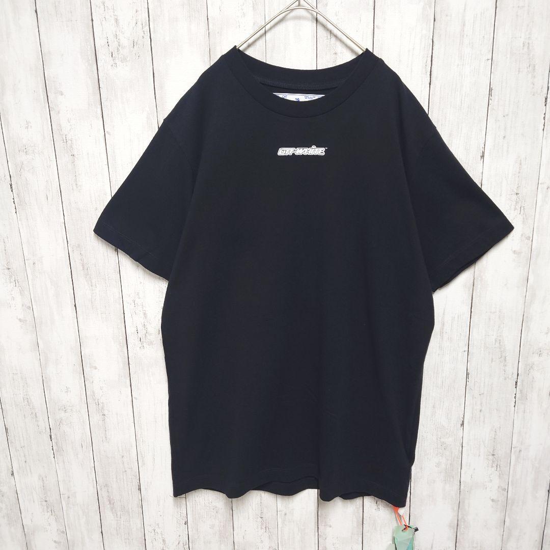 【QR鑑定済】オフホワイト　マーカー　クロスアロー　バックプリント　Tシャツ