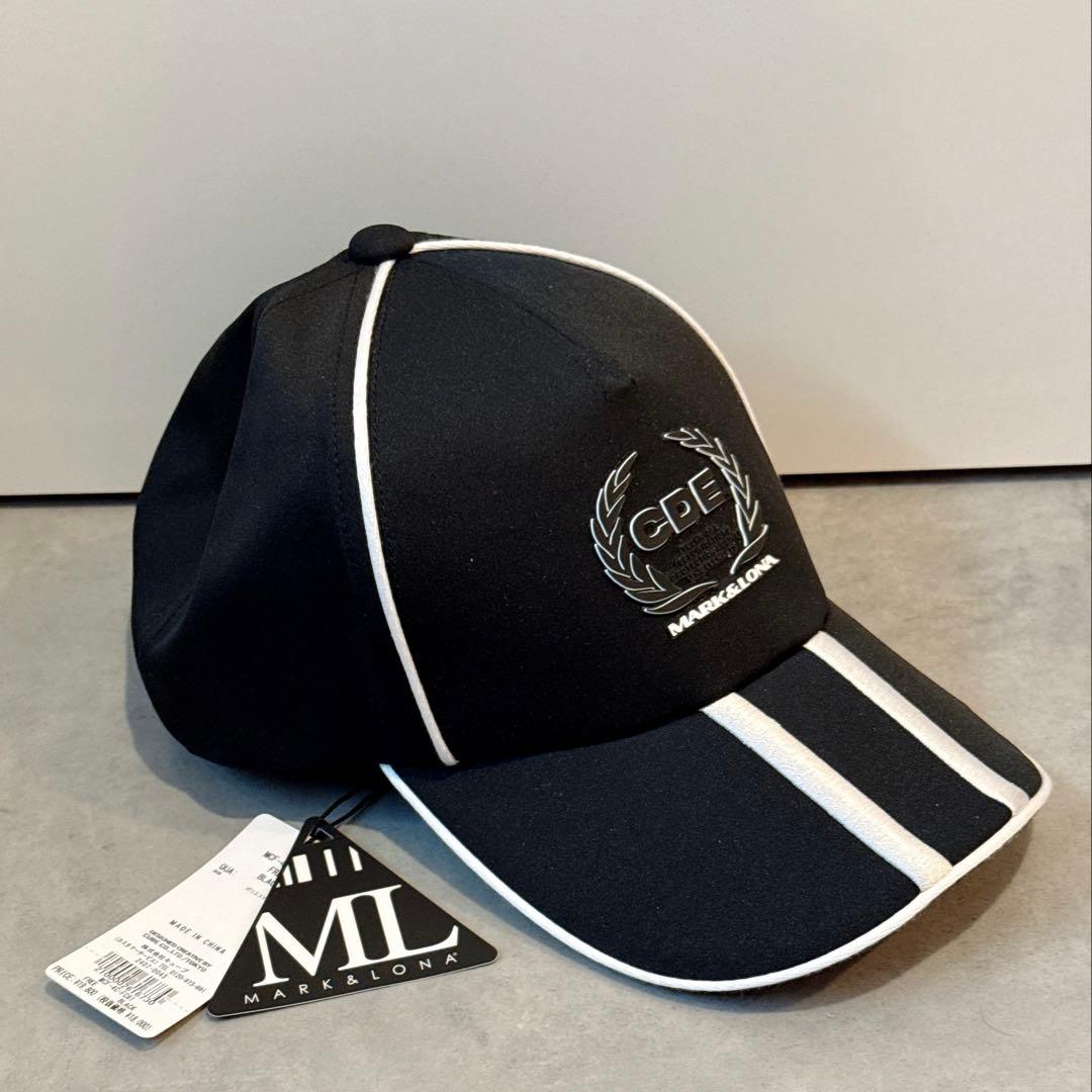 新品 ★ MARK&LONA キャップ 帽子 マーク&ロナ ブラック 正規品