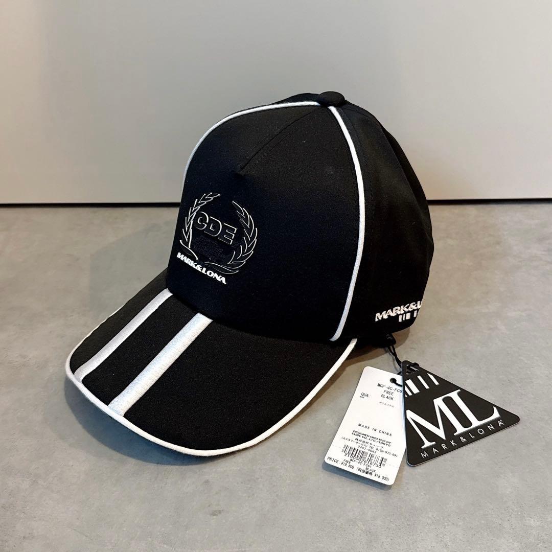 新品 ★ MARK&LONA キャップ 帽子 マーク&ロナ ブラック 正規品