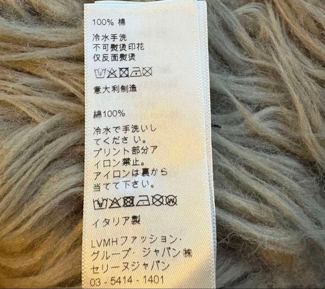 【正規品】CELINE ブラック　ロゴTシャツ