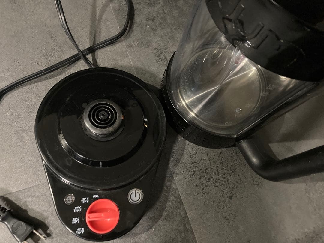 名作!デザイン家電 BODUM ボダム 電気ケトル 1.1L ダブルウォール