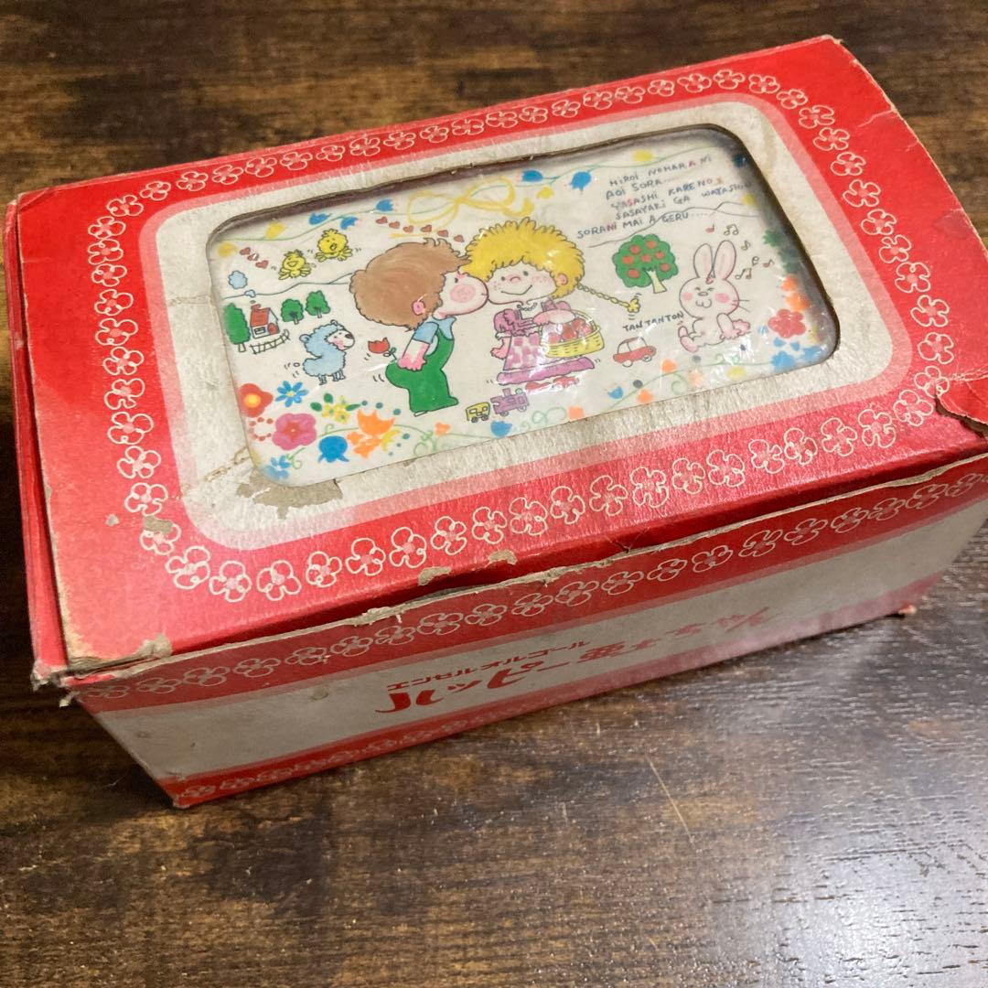 値下げ中☆昭和レトロ70s ハッピー亜土ちゃん☆エンゼルオルゴール☆新品→未使用