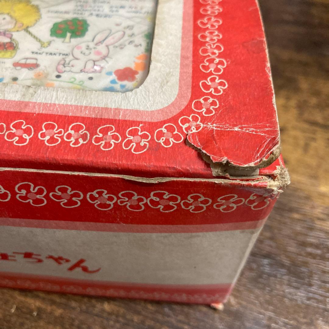 値下げ中☆昭和レトロ70s ハッピー亜土ちゃん☆エンゼルオルゴール☆新品→未使用