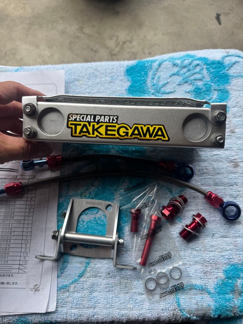 タケガワ　コンパクトクール　4段　オイルクーラー