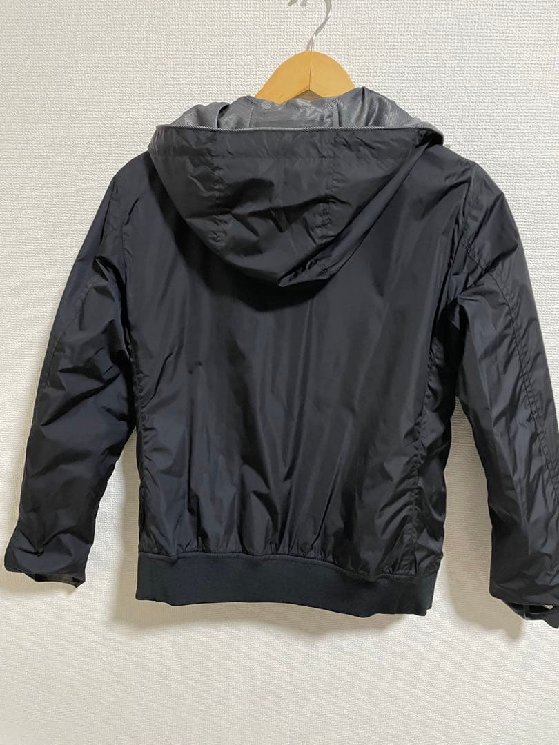 ブラックレーベルクレストブリッジ シルバーシャドーチェック柄 ナイロンジャケット