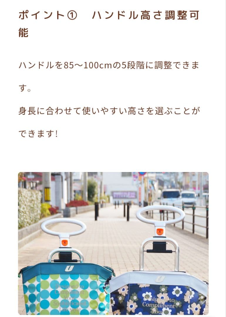 【展示品・未使用】ショッピングカート　グリーン