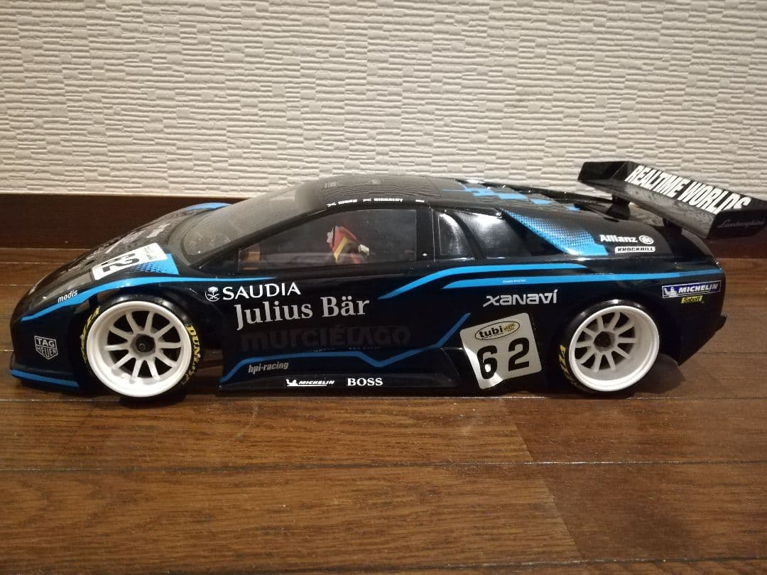 1/10 HPI ラジコン ボディ ランボルギーニ ムルシエラゴ ドリパケ等に