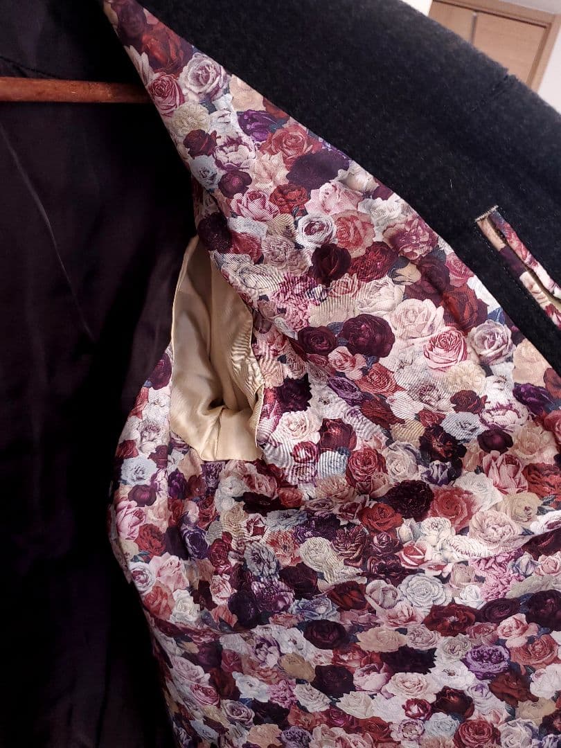 【極美品】 Paul Smith カシミヤ ブルゾン 花柄 ウール 日本製