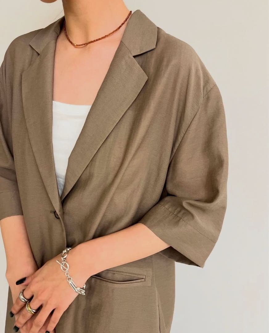 ジャケット・アウター anuke Half Sleeve Jacket