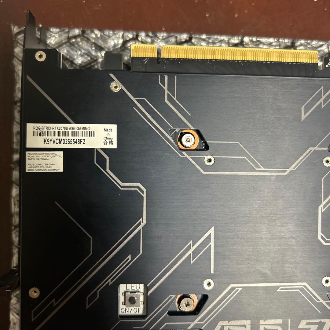 ASUS STRIX グラフィックボード　RTX 2070super rog