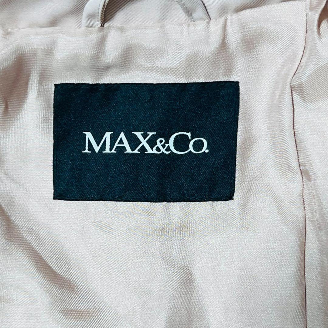 Max&Co ピンクベージュコート ベルト付 上品　S