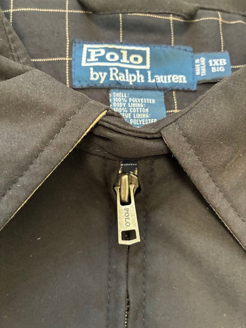 POLO RALPH LAUREN バイスイング ウィンドブレーカー 黒