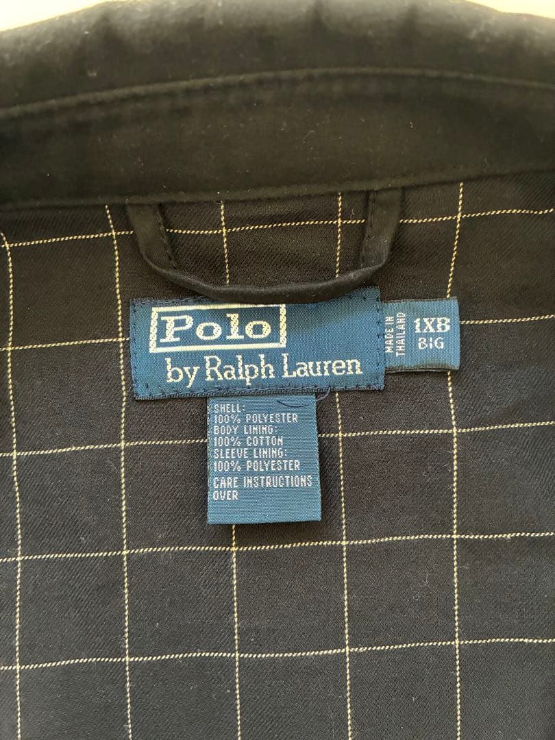 POLO RALPH LAUREN バイスイング ウィンドブレーカー 黒