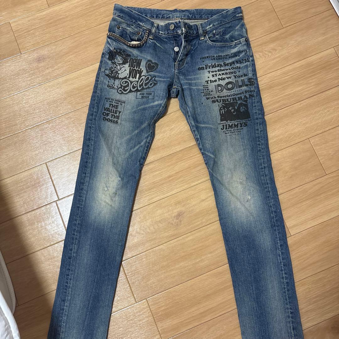 HYSTERIC GLAMOUR×NEW YORK DOLLS デニムパンツ