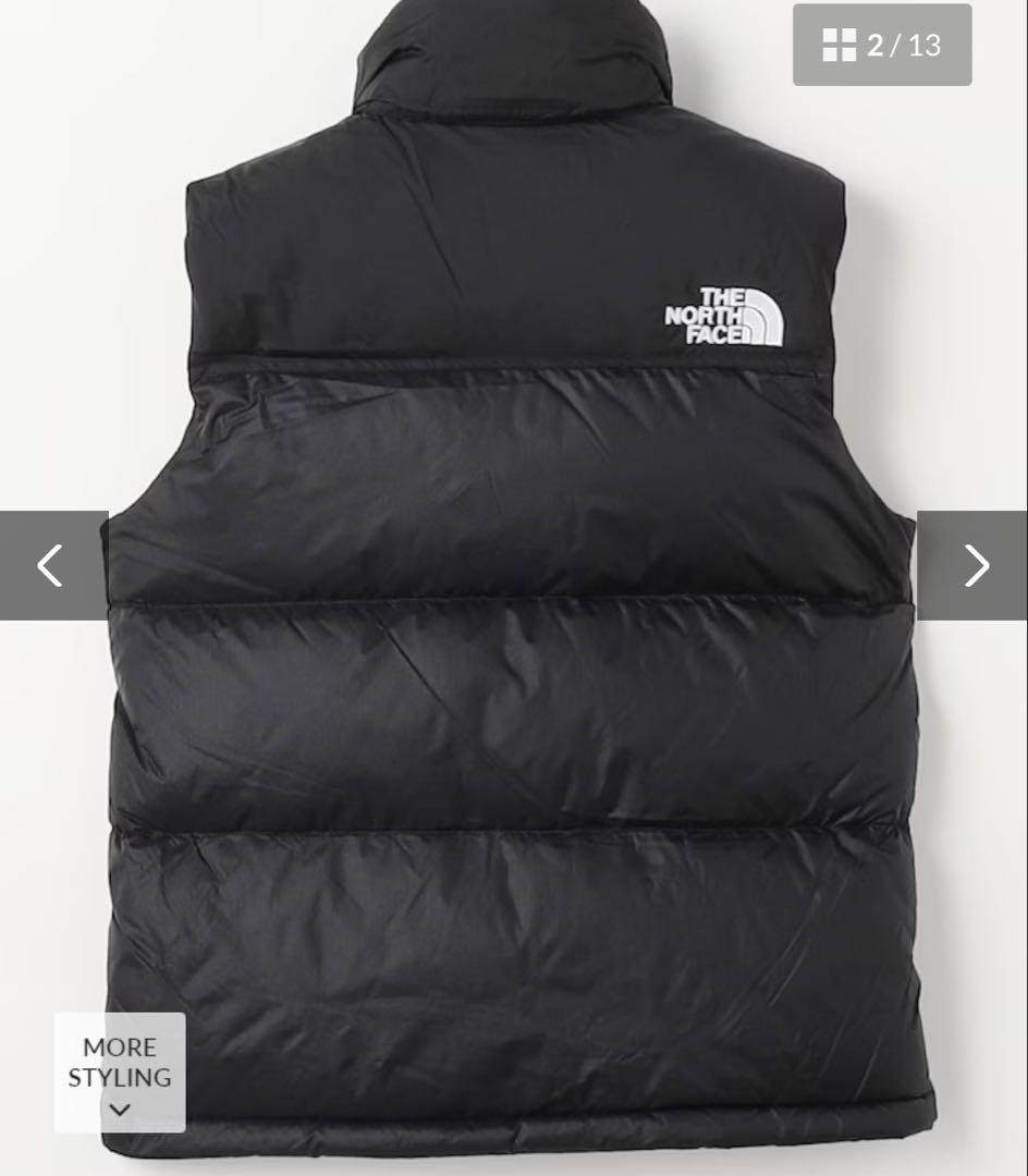 THE NORTH FACE ヌプシベスト　ND92232 黒 xl