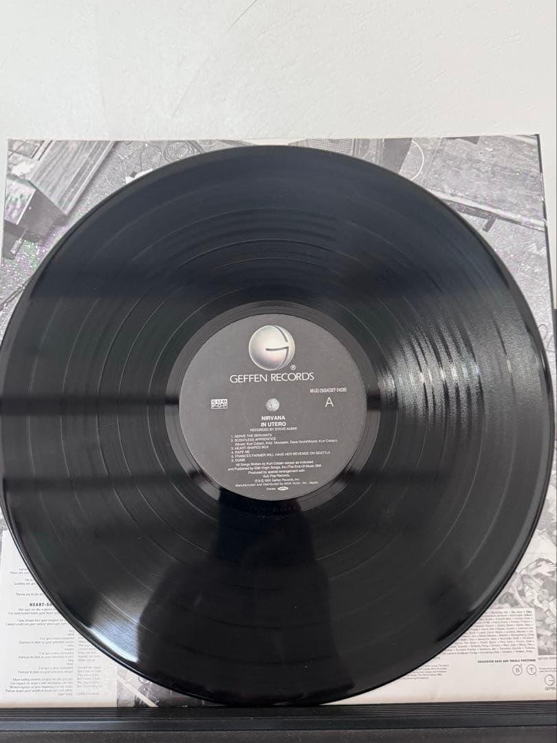 『NIRVANA』 IN UTERO 国内盤帯付き レコード