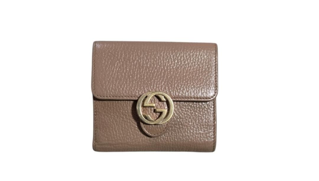 GUCCI インターロッキング　二つ折り財布　615525