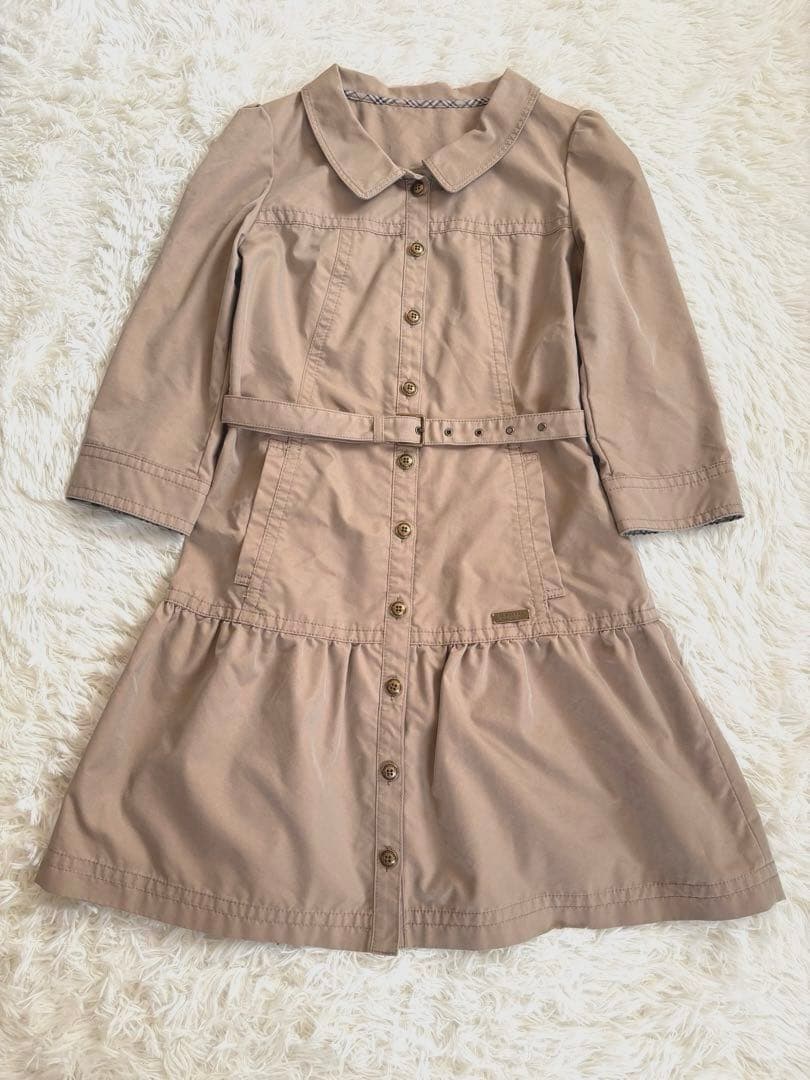 BURBERRY バーバリーブルーレーベル トレンチワンピース　38 M