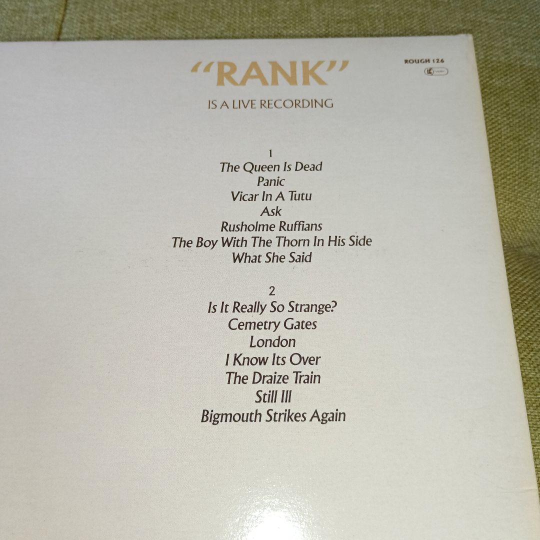 LP「THE SMITHS / Rank」