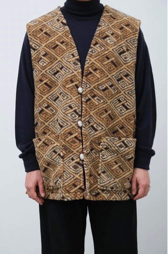 仲津3 / KUBA FLEECE VEST IMA:ZINE SP