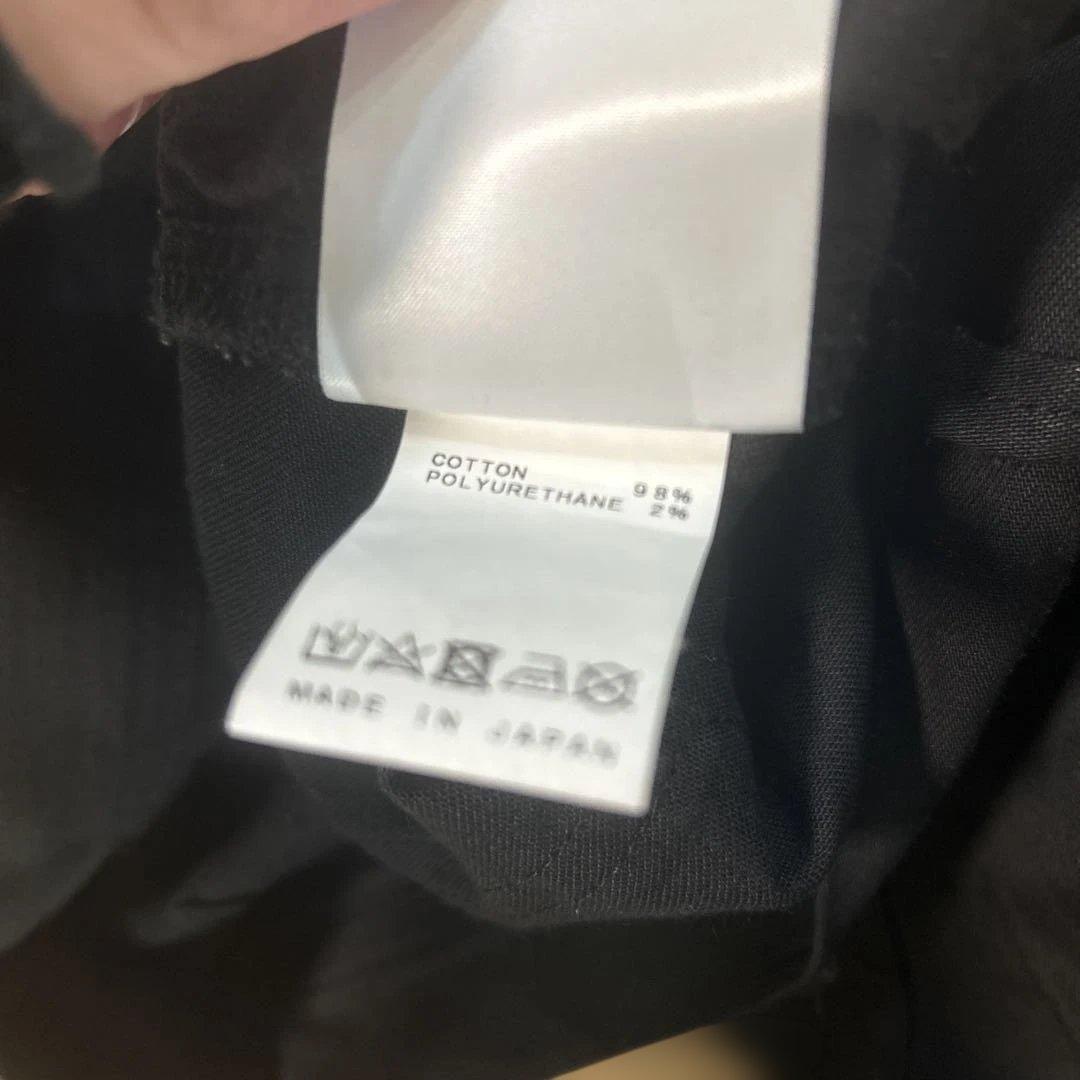 ユリウス　9oz STRETCH DENIM ブラックサルエル