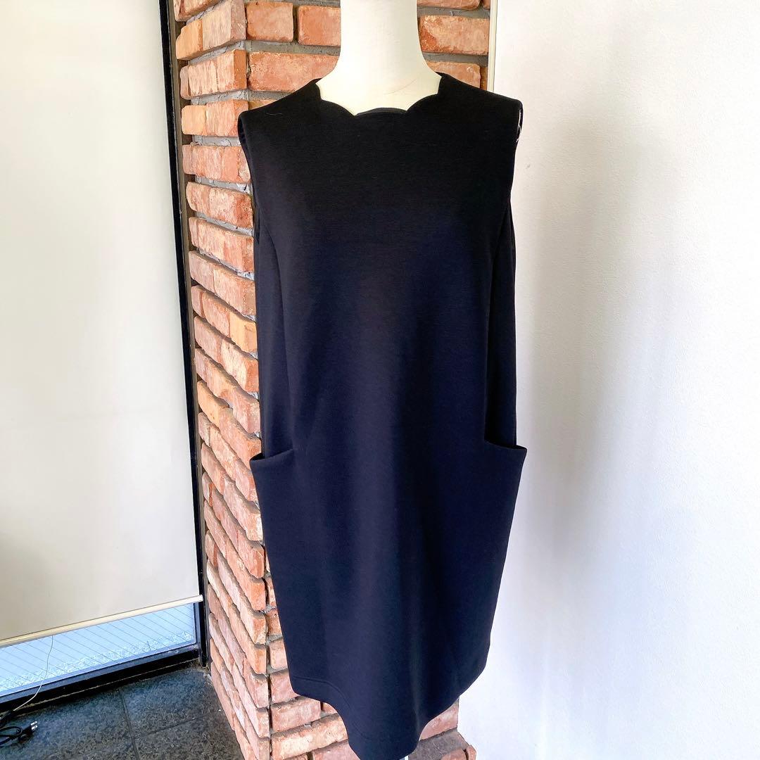 3557 定価39600 未使用 シューソネット ワンピース ノースリーブ　黒