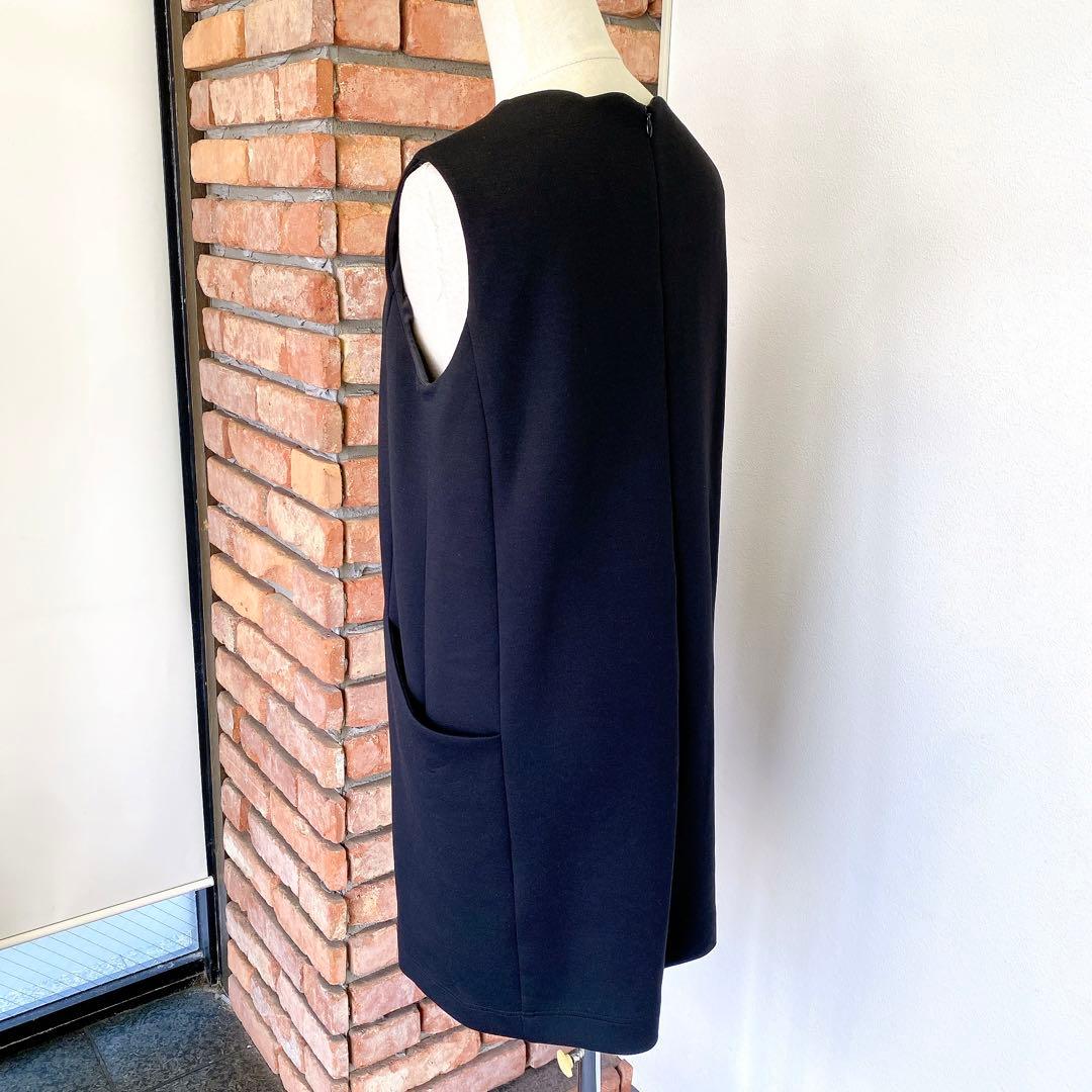 3557 定価39600 未使用 シューソネット ワンピース ノースリーブ　黒
