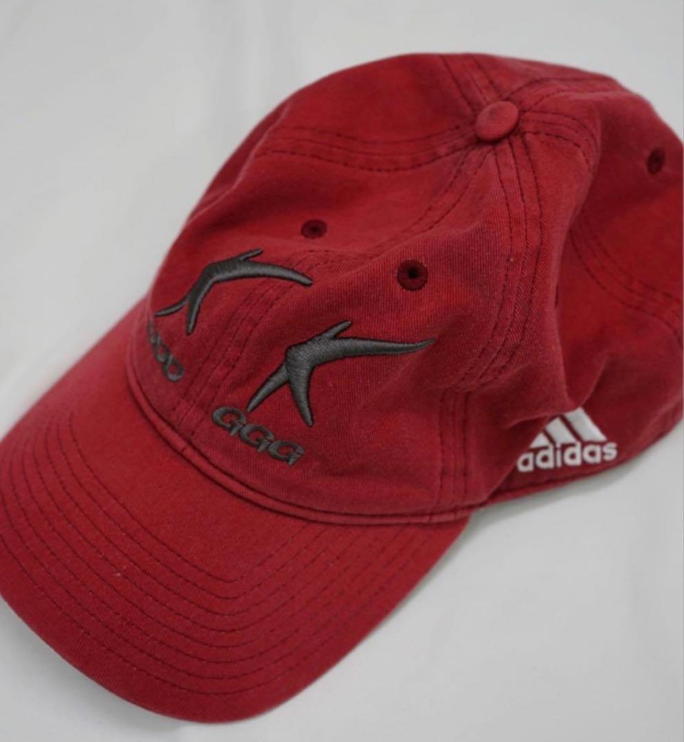 KDG adidas cap キャップ　レッド