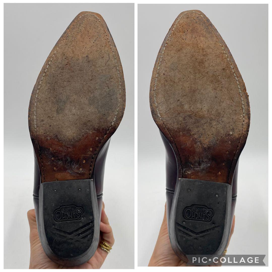 SANCHO ウェスタンブーツ　38 24cm相当