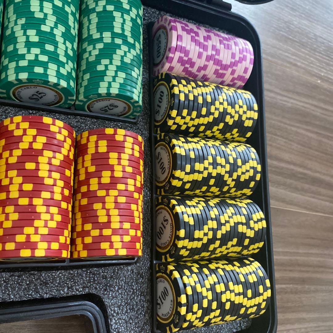 h*)様 ELITE CROUPIER ポーカー チップセット