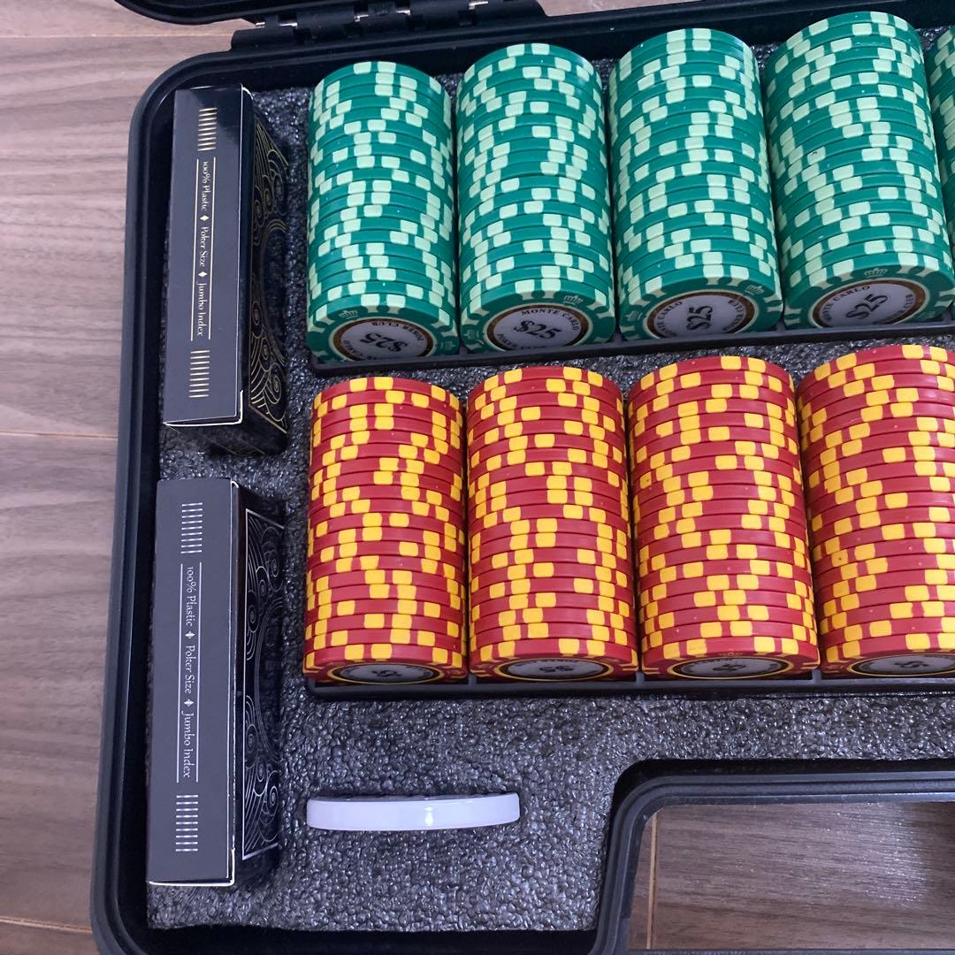 h*)様 ELITE CROUPIER ポーカー チップセット