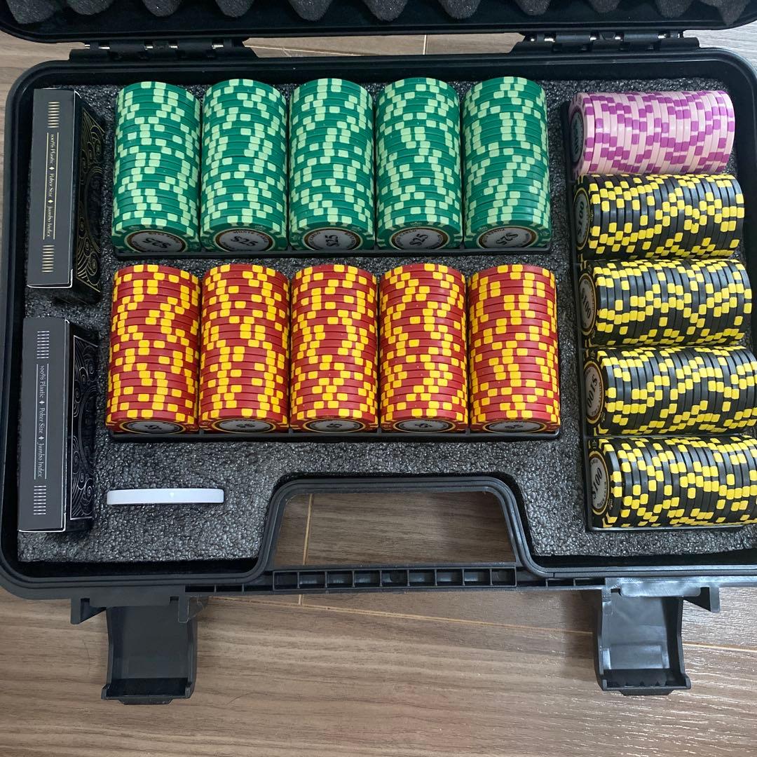 h*)様 ELITE CROUPIER ポーカー チップセット