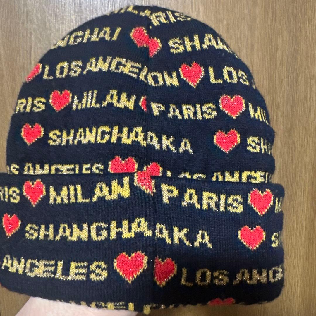 supreme ハートビーニー