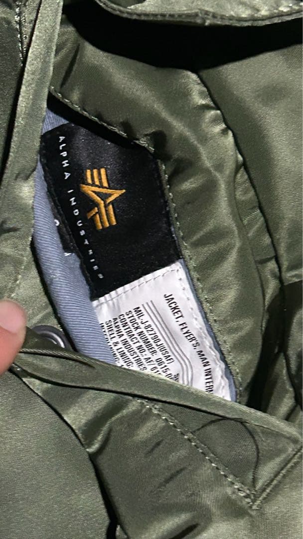 こ*ー様 10s ALPHA INDUSTRIES MA-1 Flight Ja