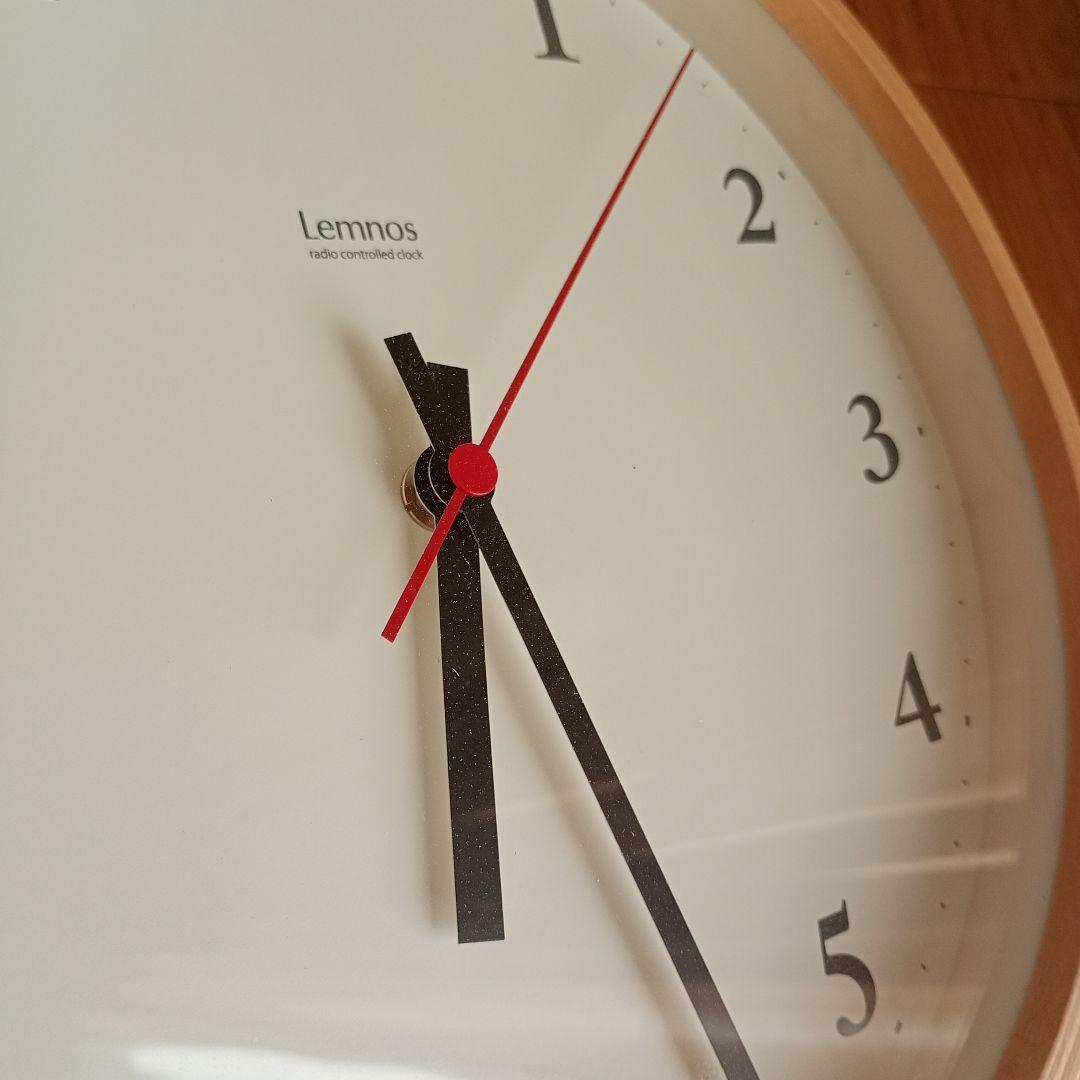 Lemnos 電波掛け時計 直径25cm