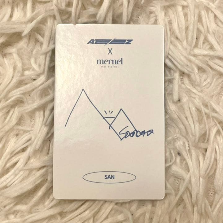 ATEEZ アチズ mernel 特典 トレカ サン チェサン B