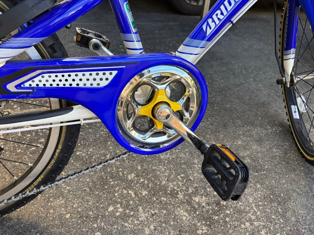 ブリヂストン　キッズ　自転車　20インチ　クロスファイアージュニア　青