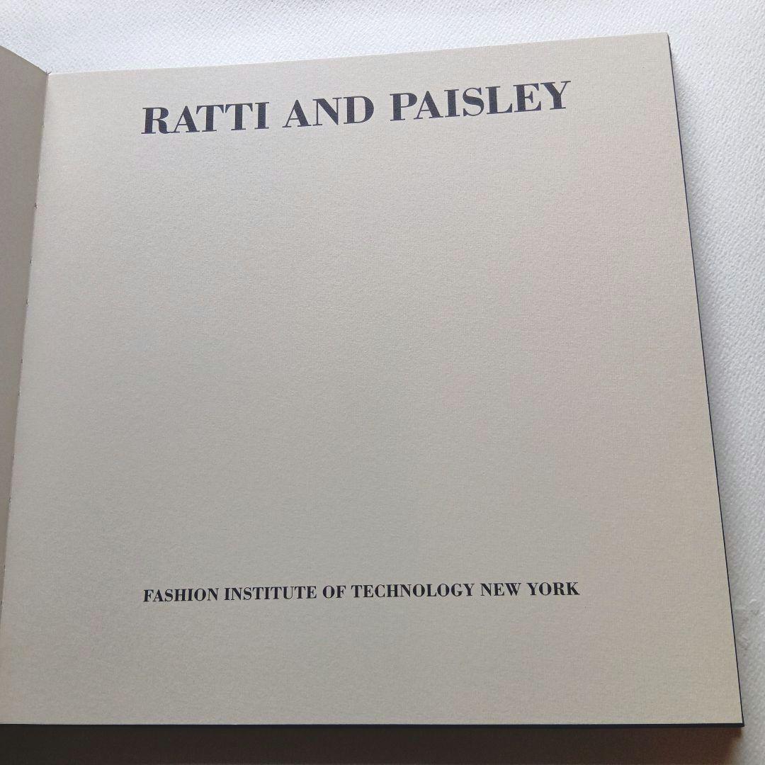 Ratti and Paisley（洋書）ラッティとペイズリー（大型本）
