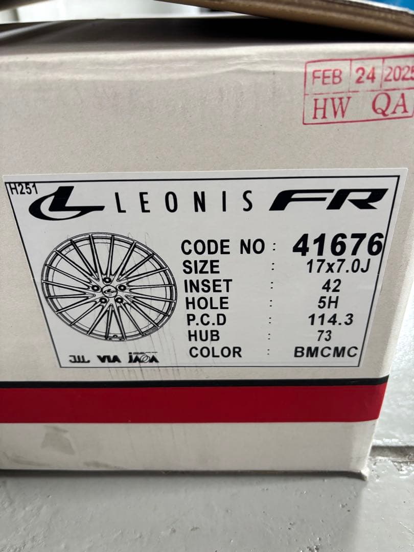 LEONIS FR レオニス　アルミホイール17インチ