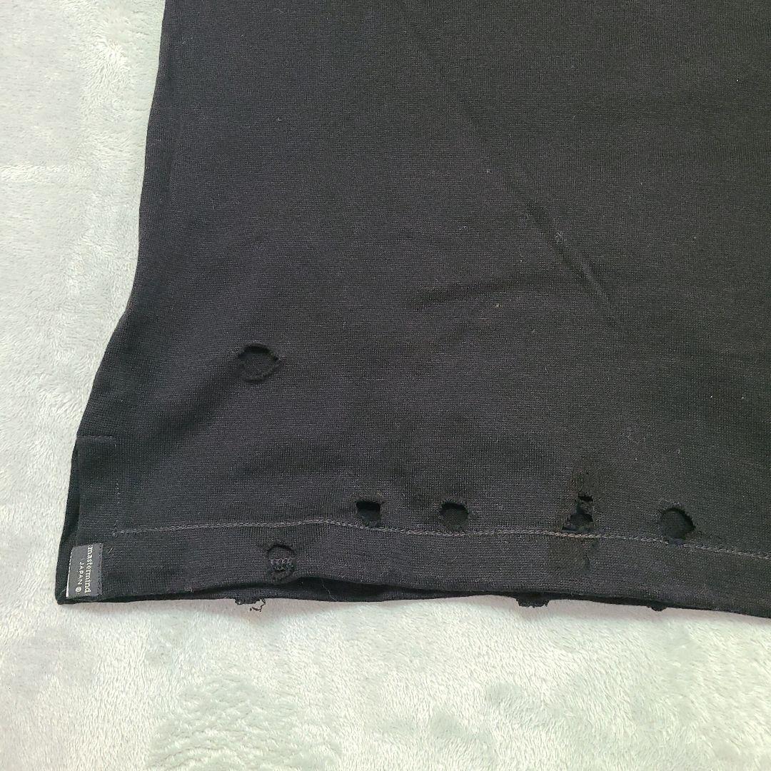 【mastermind】Tシャツ　黒　ラメ　スカル