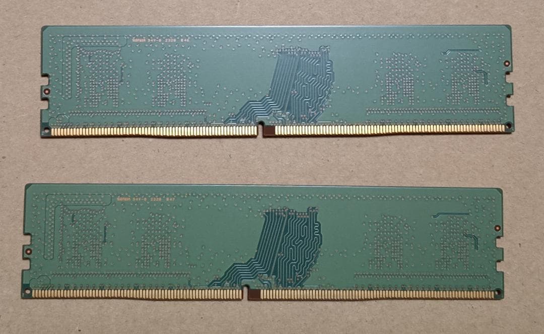 【動作確認済2枚組計16GB】Samsung DDR4 8GB 3200 メモリ